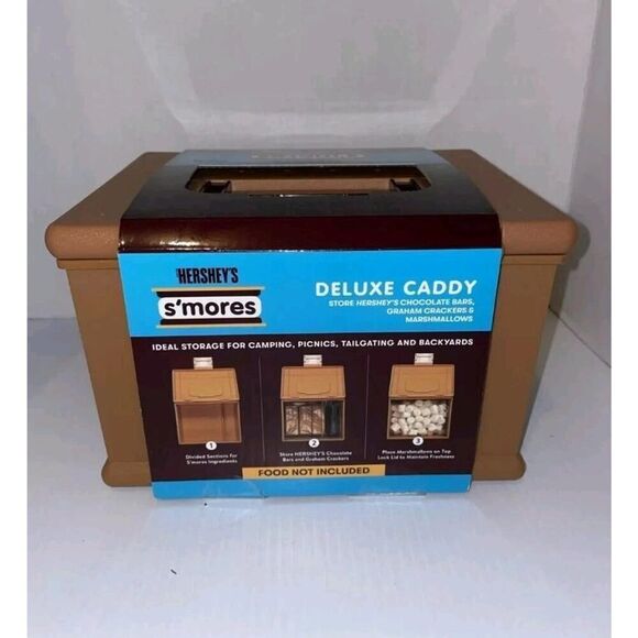 Hershey’s S’mores Deluxe Caddy (9x 7x5.5 Inches) NEW - Picture 4 of 7